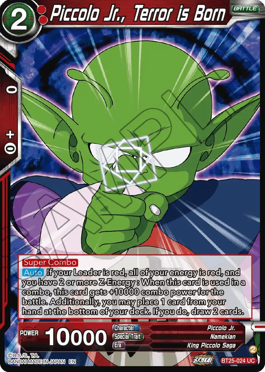 Piccolo Jr., Terror Is Born