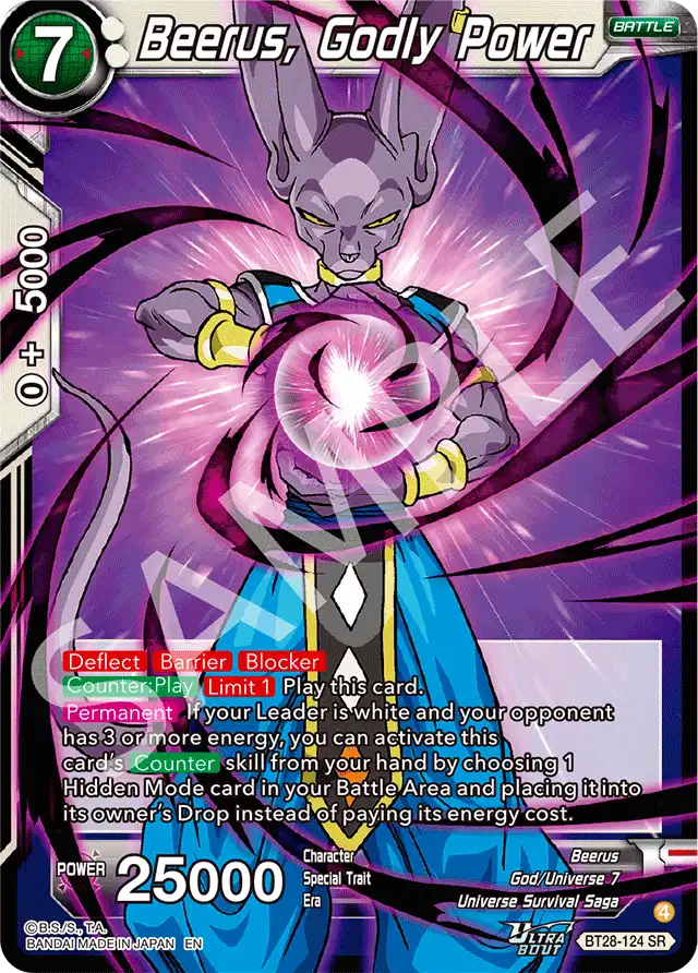 Beerus, Godly Power