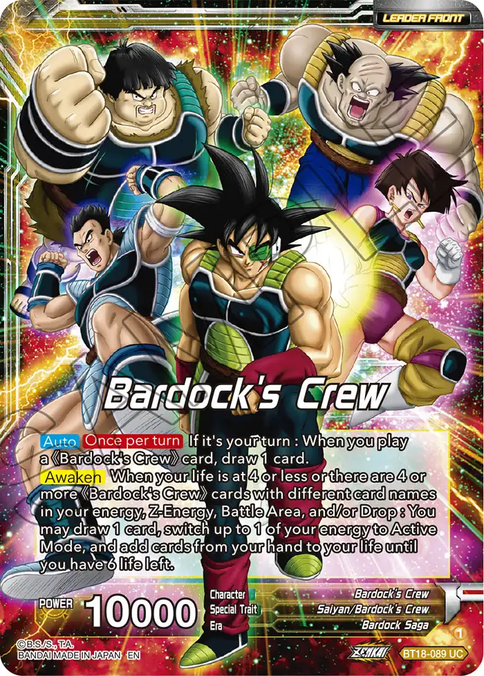 Bardock's Crew