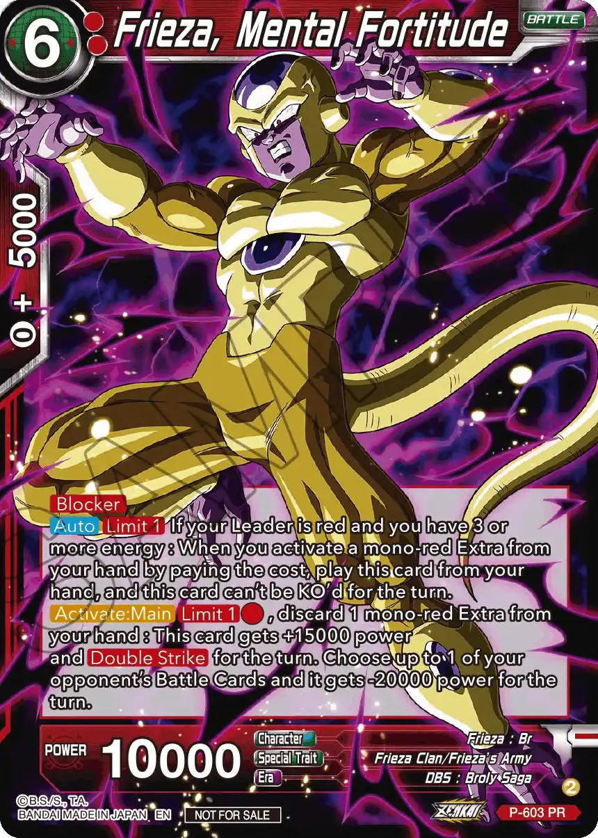 Frieza, Mental Fortitude
