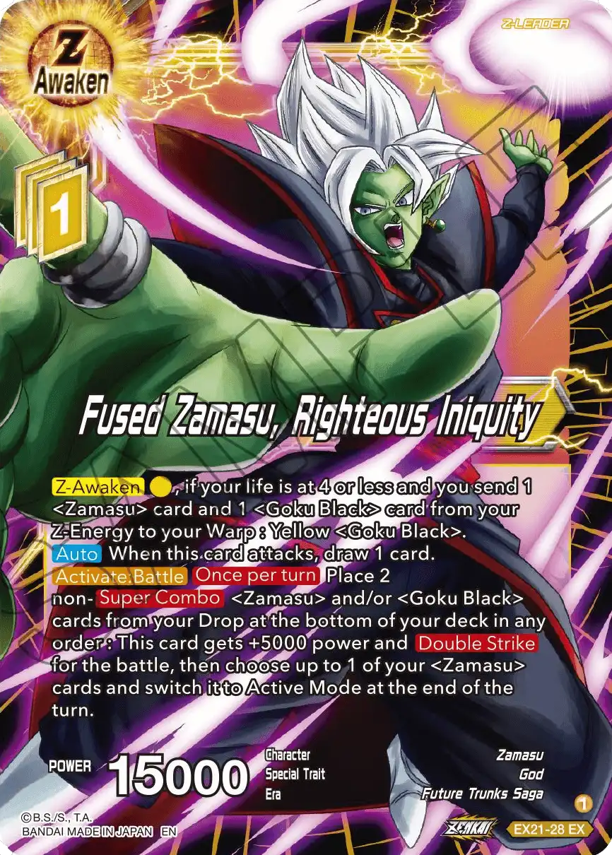 Fused Zamasu, Righteous Iniquity