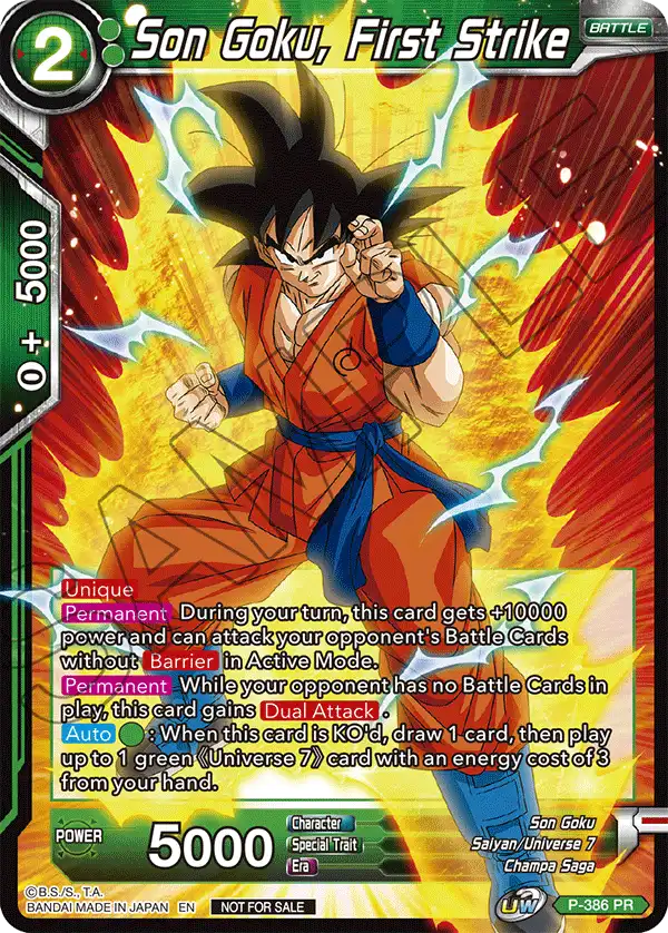 Son Goku, First Strike