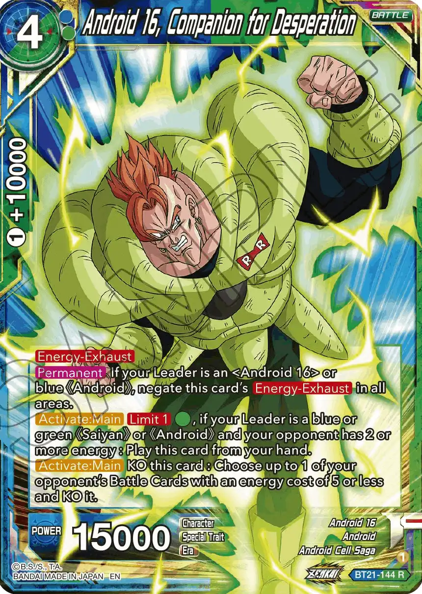 Android 16, Companion for Desperation