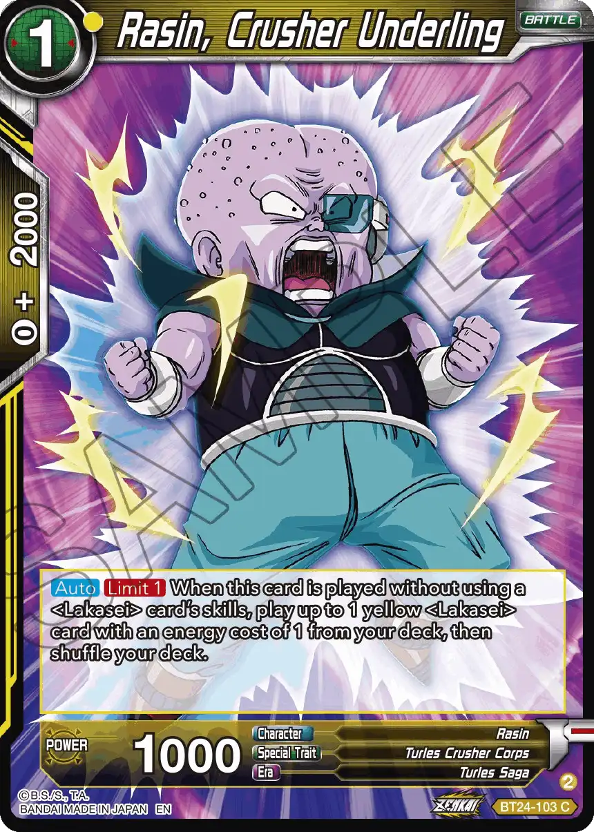 Rasin, Crusher Underling
