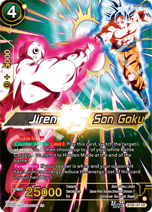 Jiren VS Son Goku