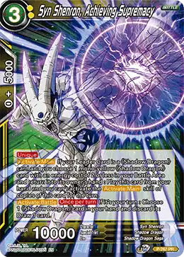 Syn Shenron, Achieving Supremacy