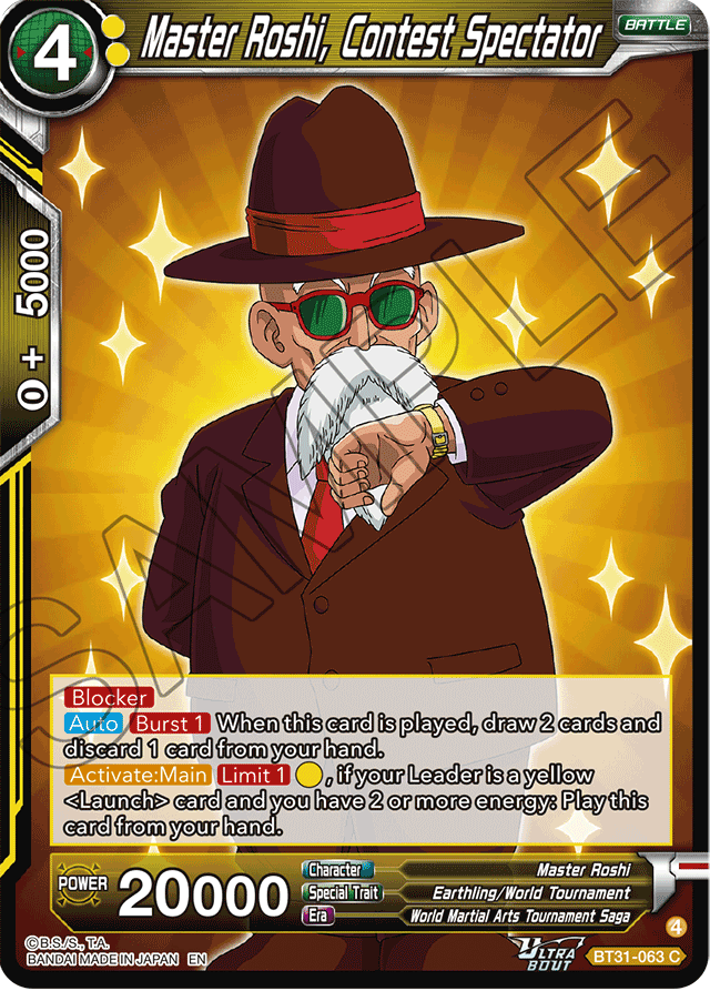 Master Roshi, Contest Spectator
