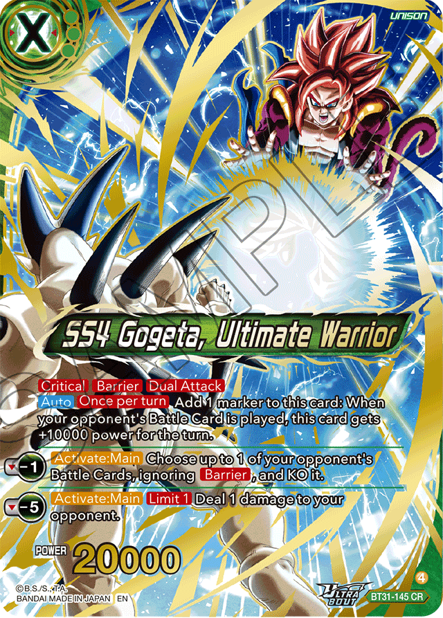 SS4 Gogeta, Ultimate Warrior