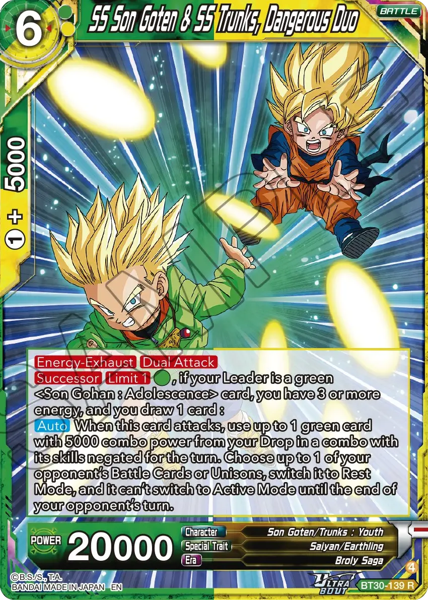 SS Son Goten & SS Trunks, Dangerous Duo