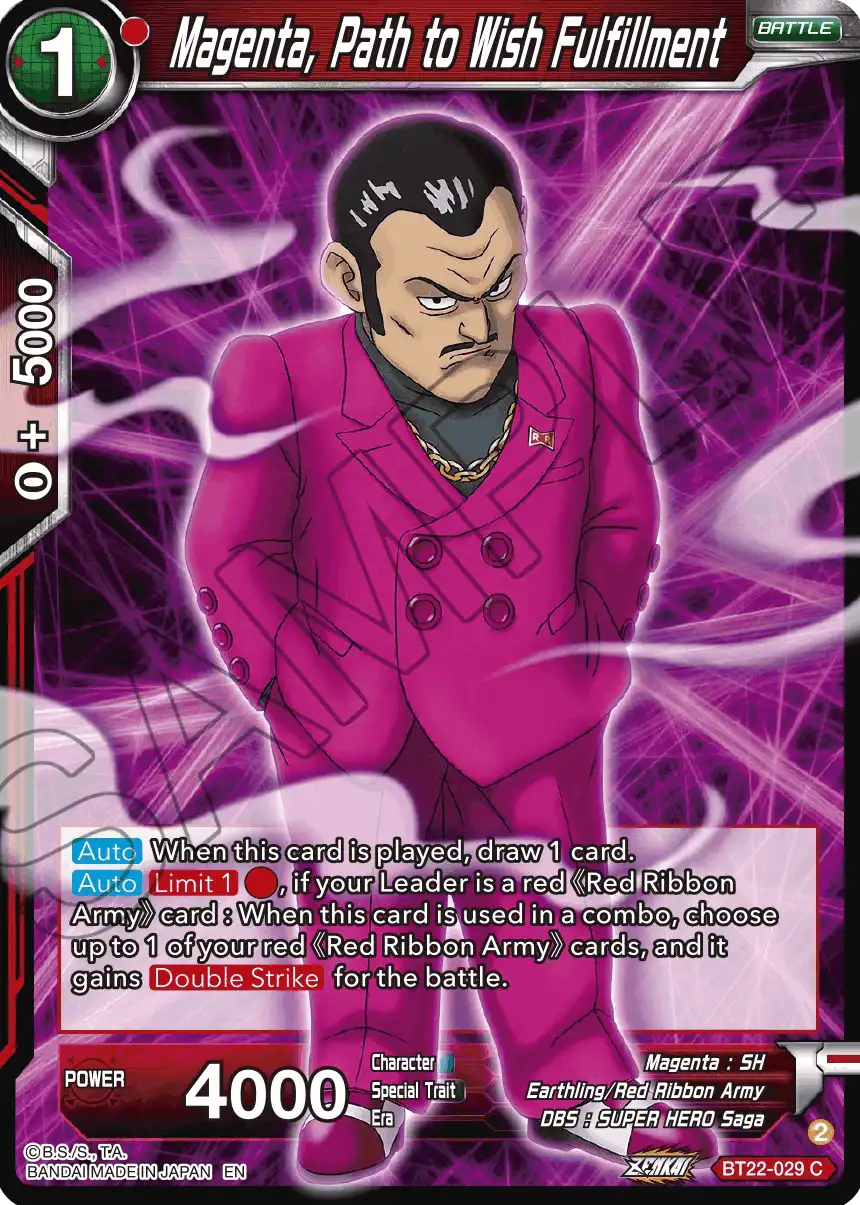Magenta, Path to Wish Fulfillment