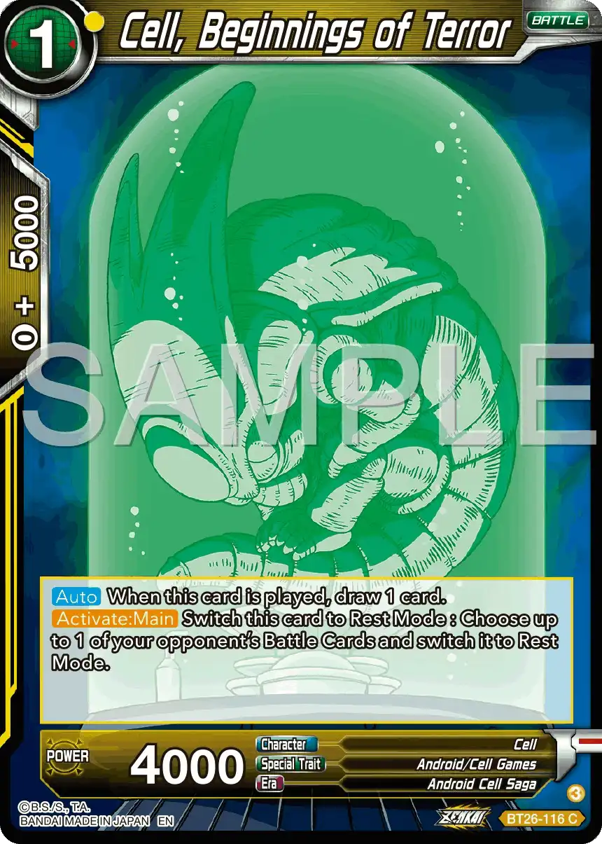 Cell, Beginnings of Terror