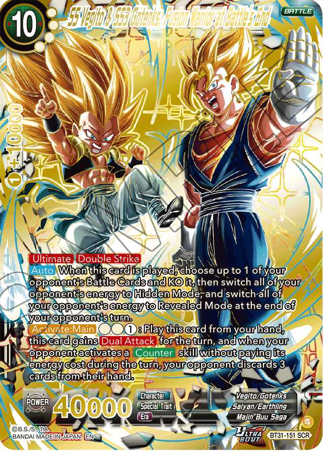 SS Vegito & SS3 Gotenks, Fusion Warrior at Battle's End