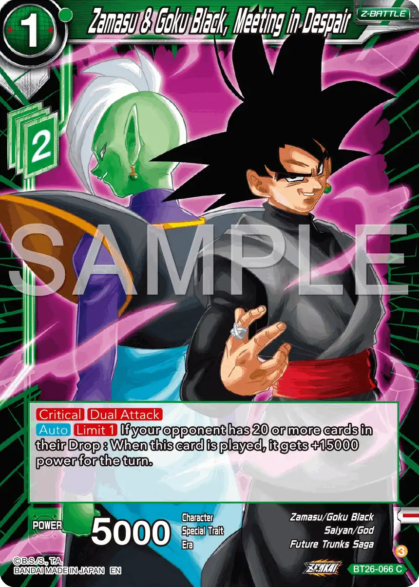 Zamasu & Goku Black, Meeting in Despair