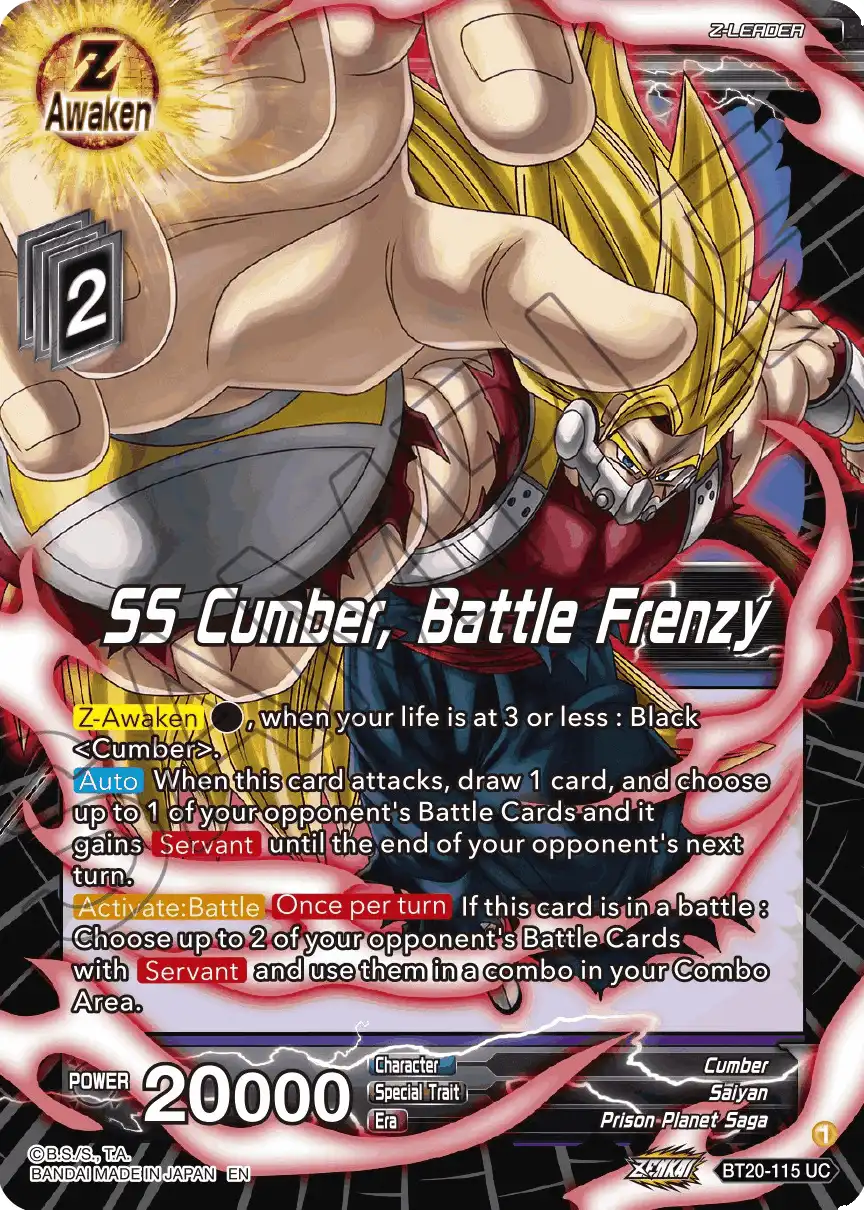 SS Cumber, Battle Frenzy