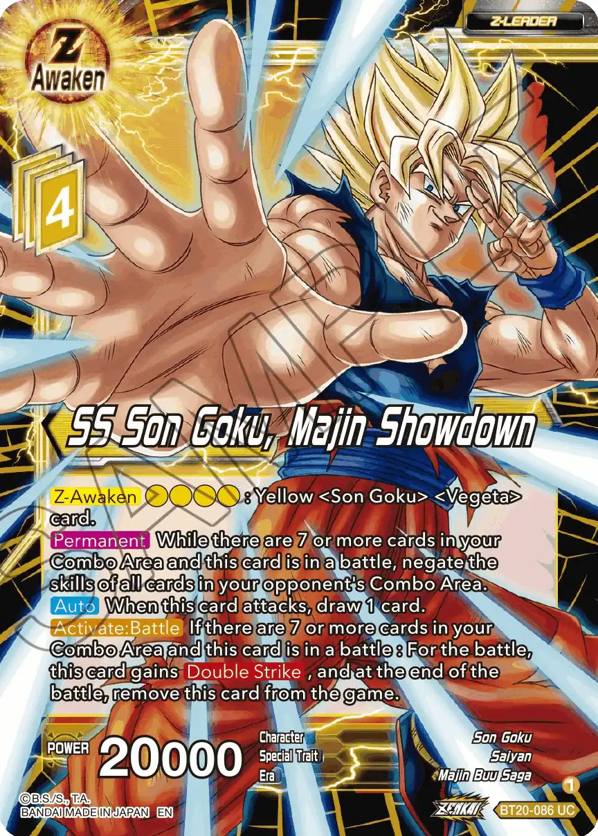 SS Son Goku, Majin Showdown