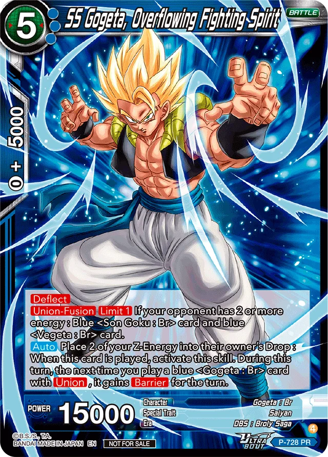 SS Gogeta, Overflowing Fighting Spirit