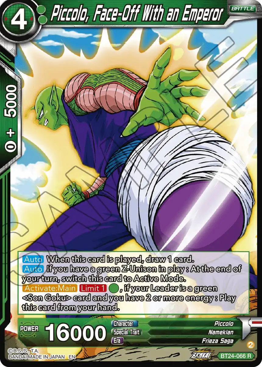 Piccolo, Face-Off With an Emperor