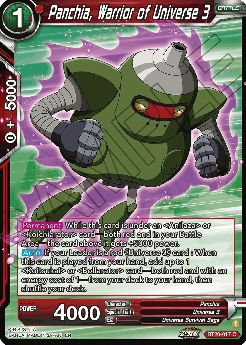 Panchia, Warrior of Universe 3