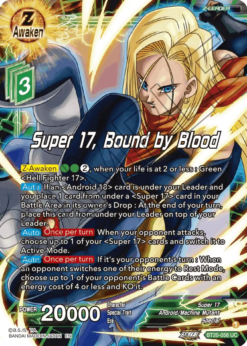 Super 17, Bound by Blood