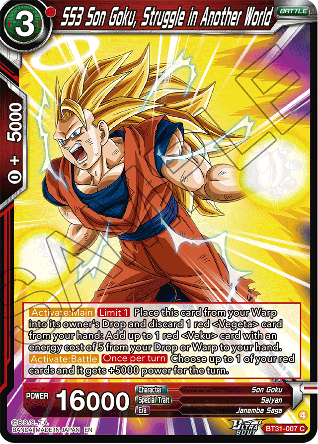 SS3 Son Goku, Struggle in Another World