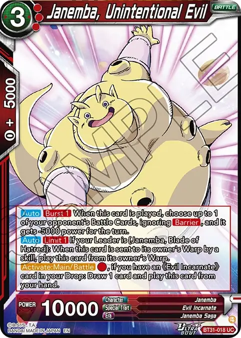 Janemba, Unintentional Evil