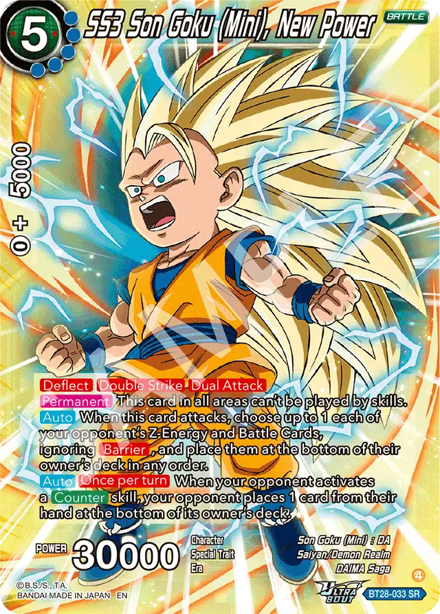 SS3 Son Goku (Mini), New Power