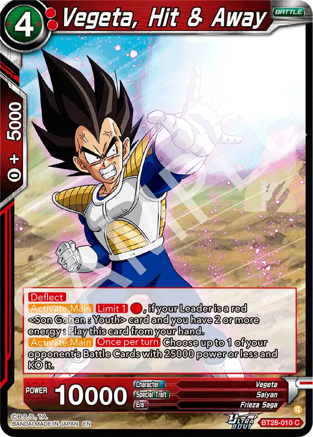 Vegeta, Hit & Away