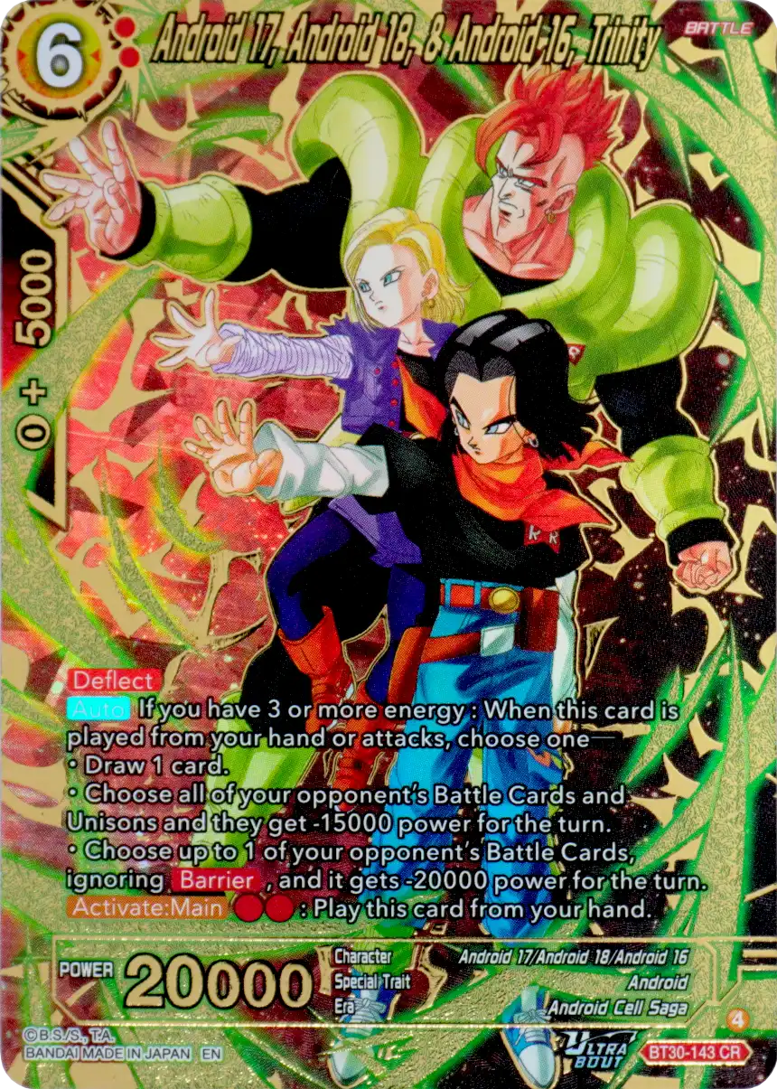 Android 17, Android 18, & Android 16, Trinity