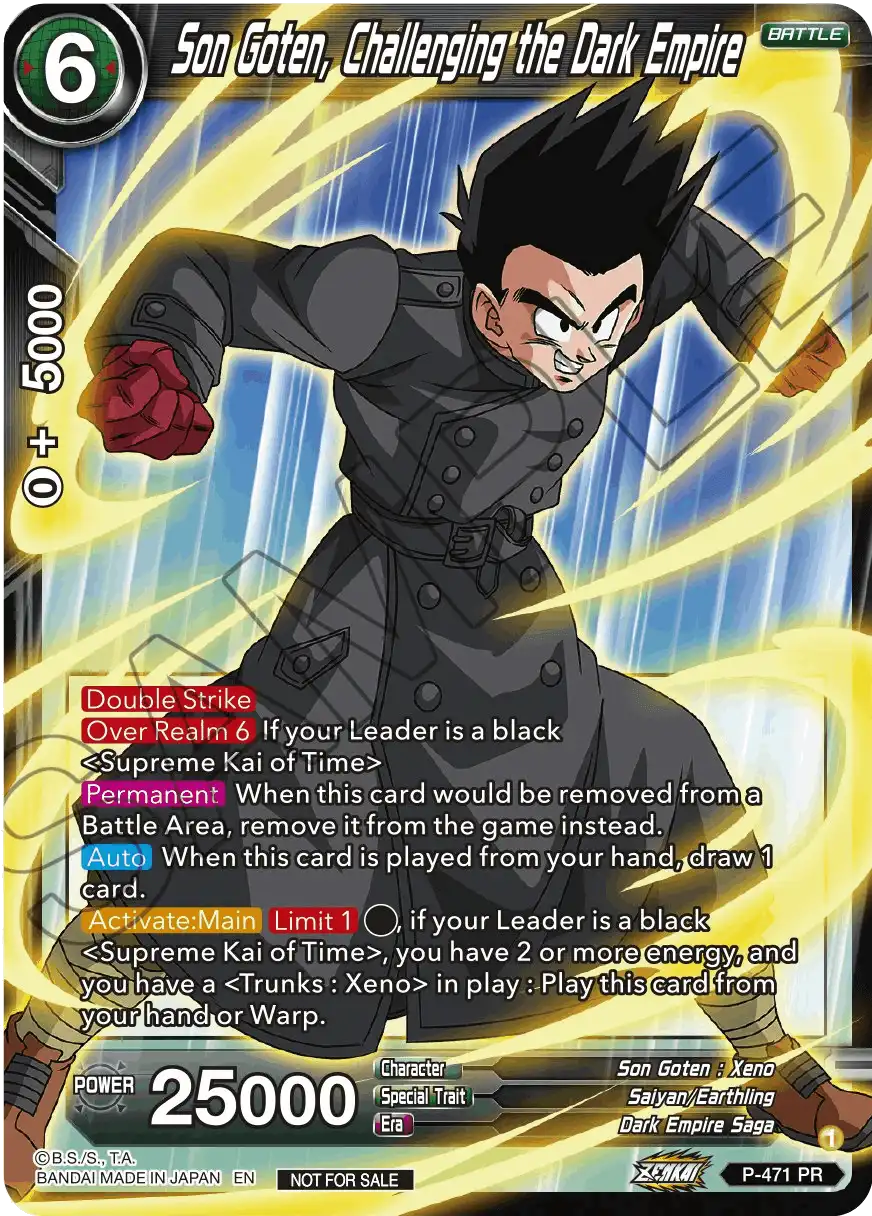 Son Goten, Challenging the Dark Empire