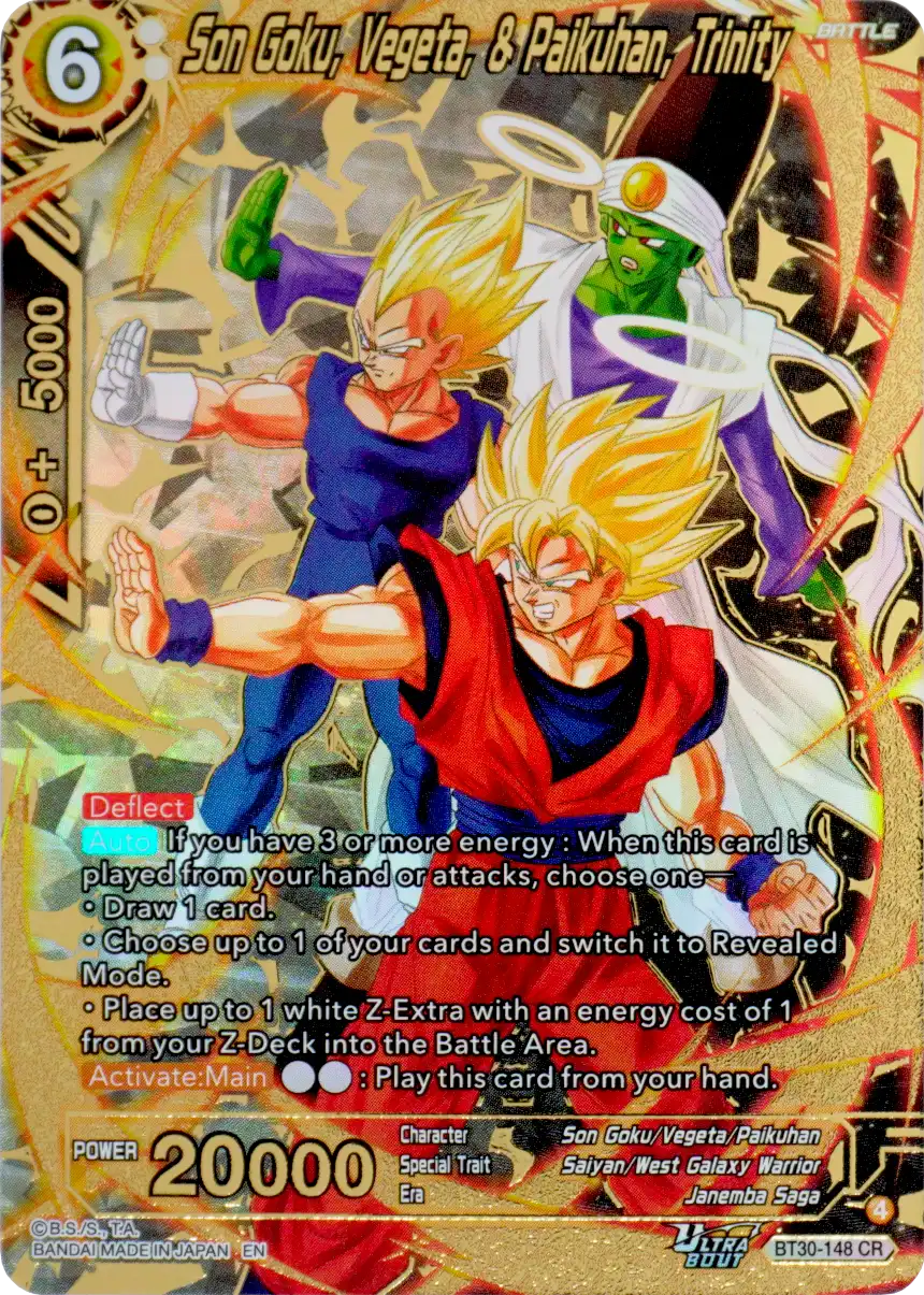 Son Goku, Vegeta, & Paikuhan, Trinity