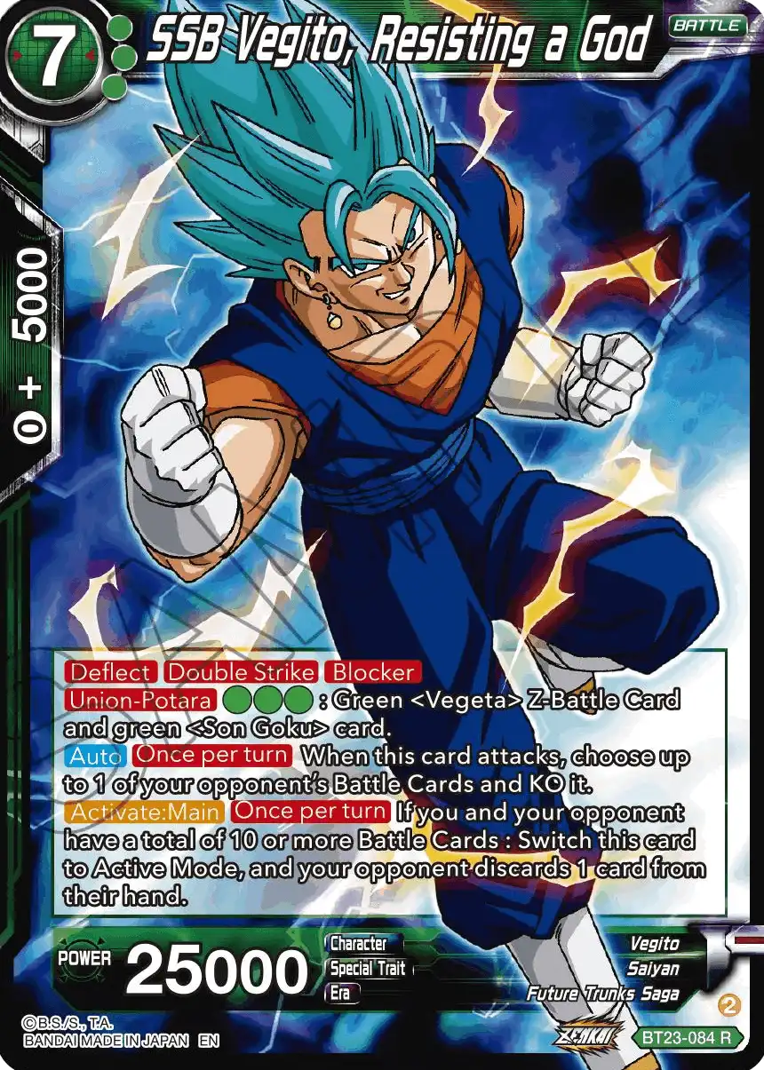 SSB Vegito, Resisting a God