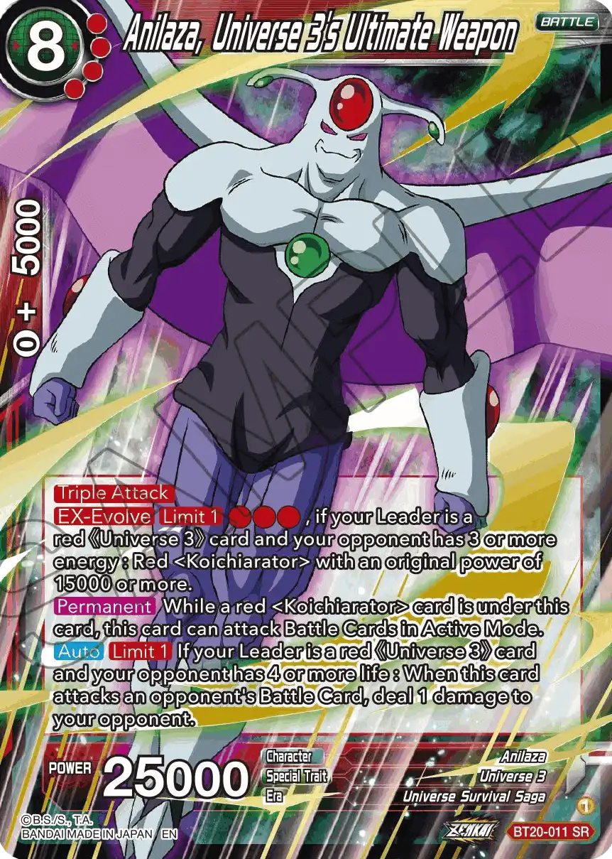Anilaza, Universe 3's Ultimate Weapon