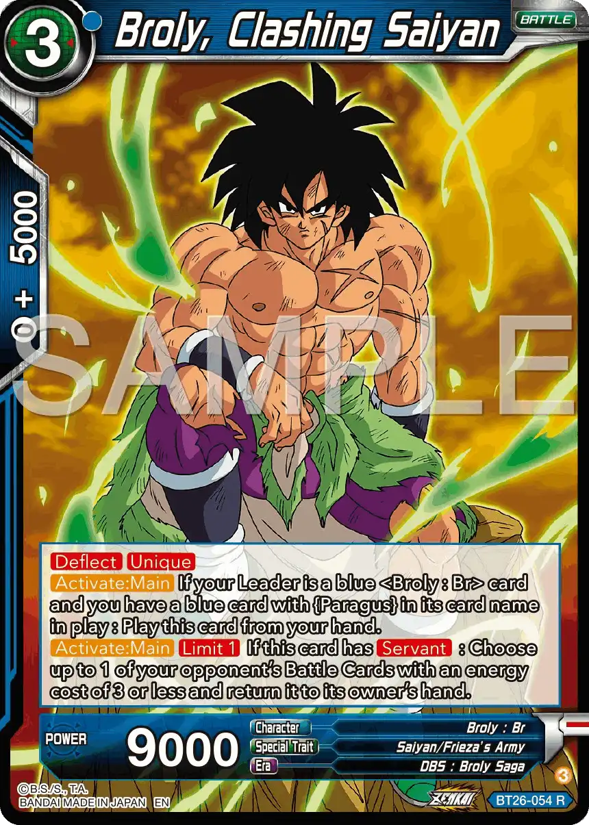 Broly, Clashing Saiyan