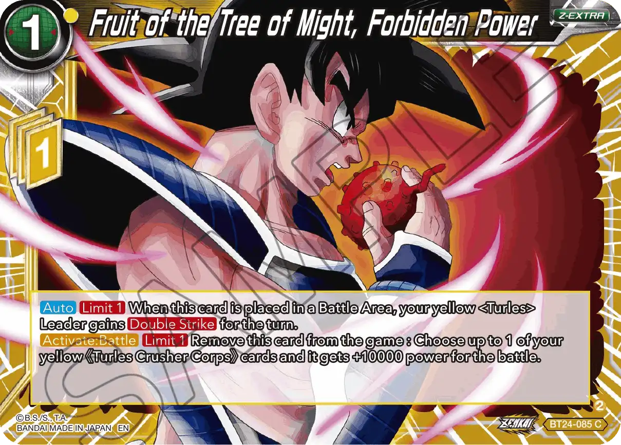 Fruit of the Tree of Might, Forbidden Power
