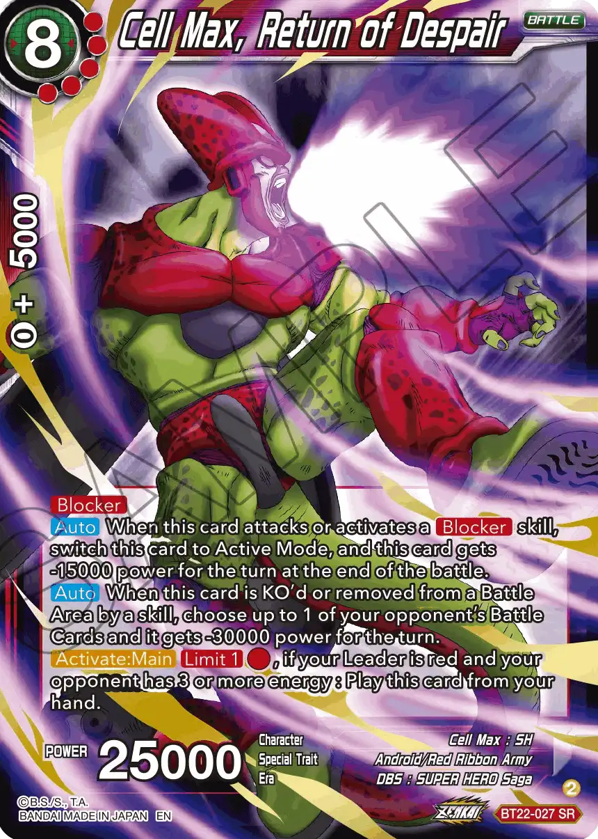 Cell Max, Return of Despair