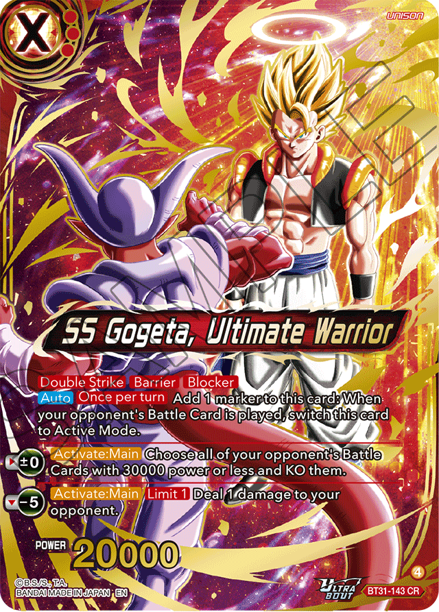 SS Gogeta, Ultimate Warrior