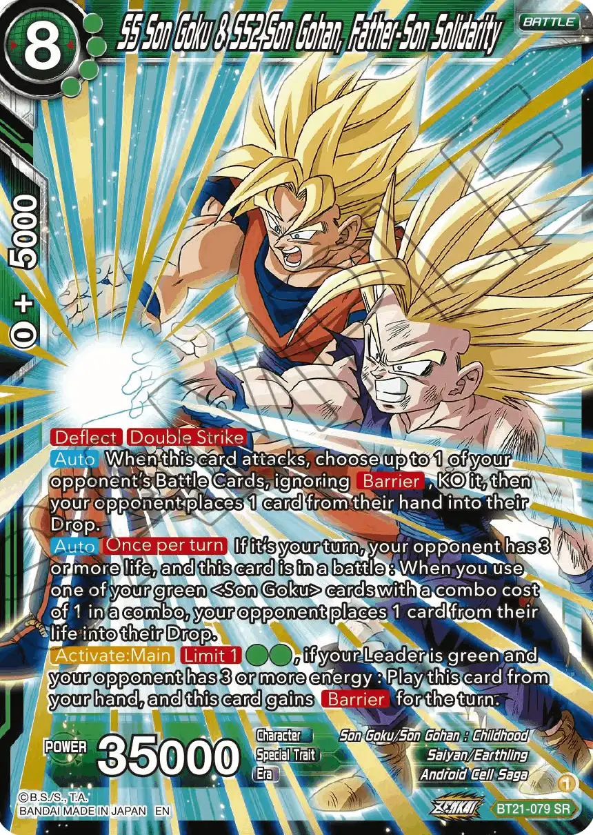 SS Son Goku & SS2 Son Gohan, Father-Son Solidarity