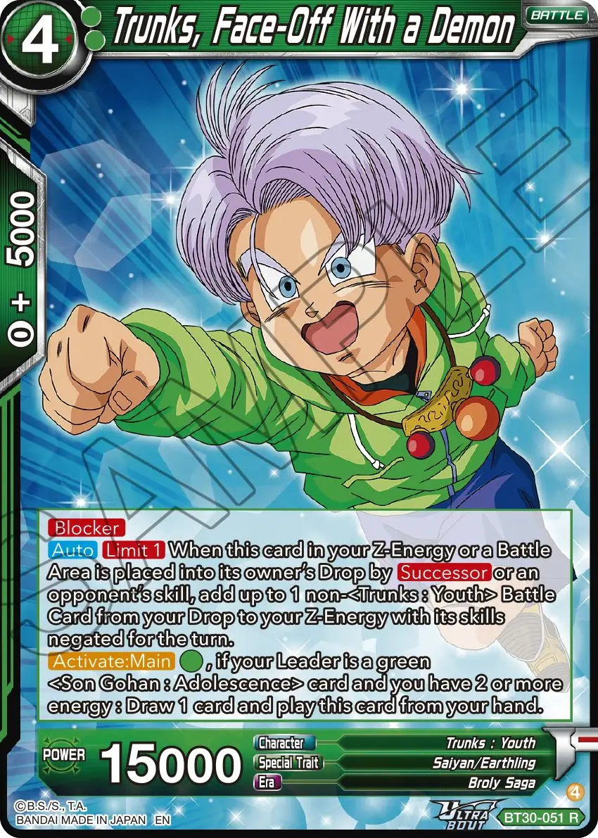Trunks, Face-Off With a Demon