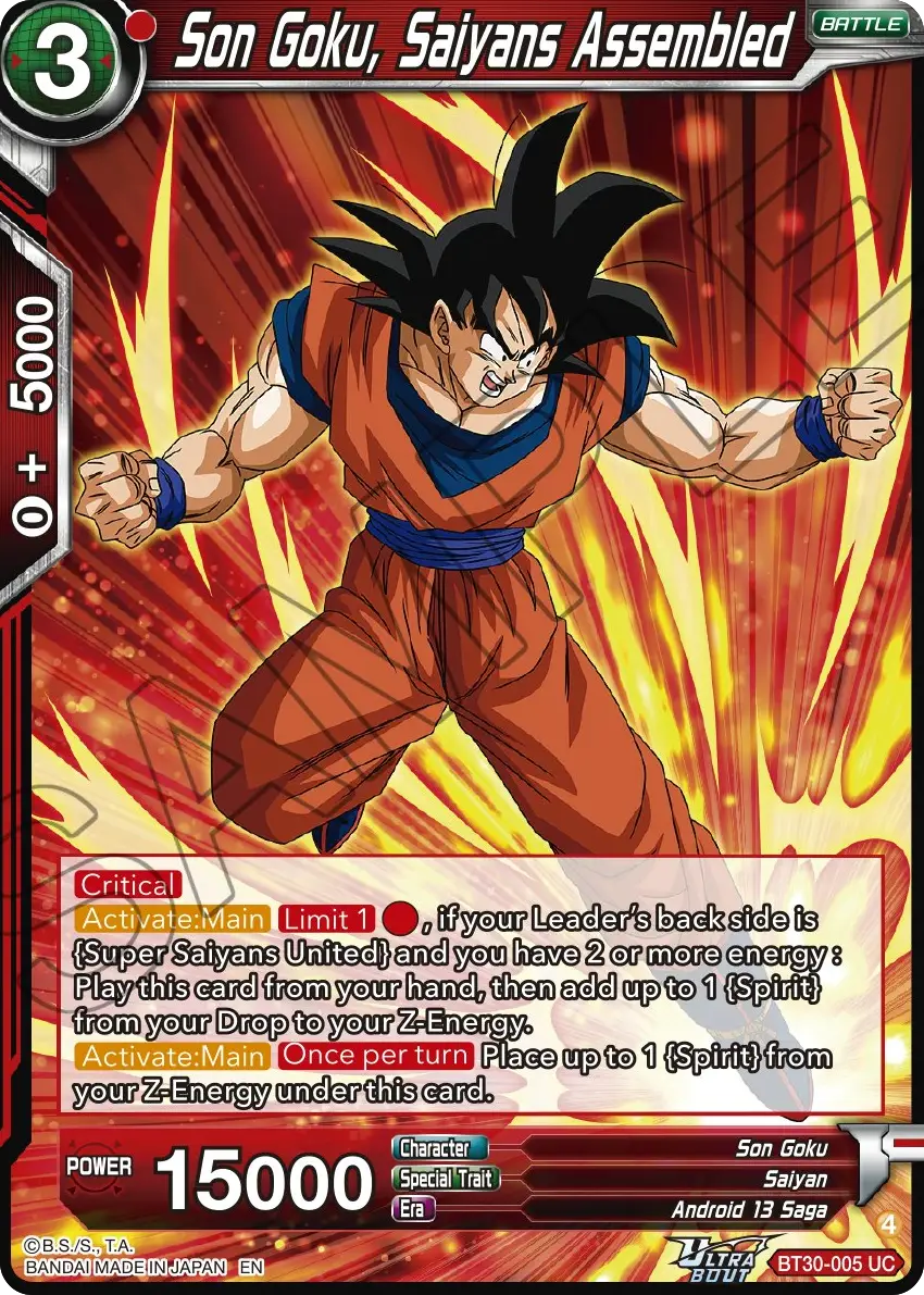 Son Goku, Saiyans Assembled