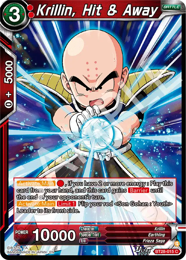 Krillin, Hit & Away