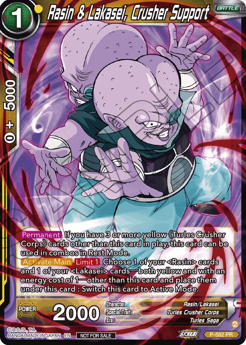 Rasin & Lakasei, Crusher Support