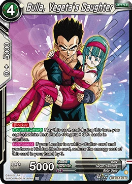 Bulla, Vegeta's Daughter
