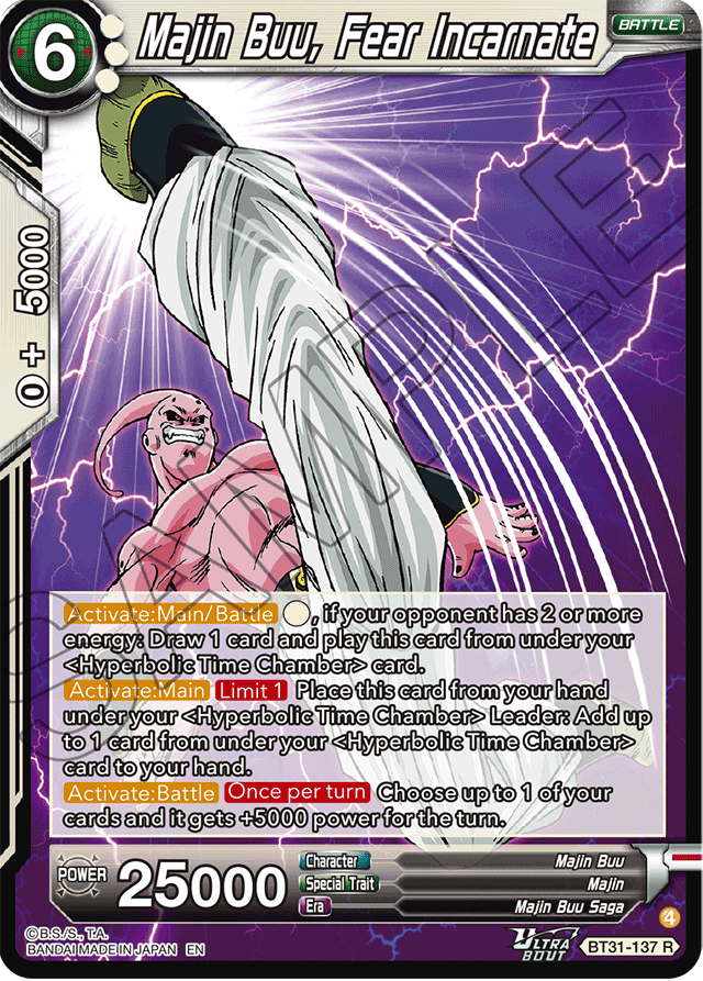 Majin Buu, Fear Incarnate