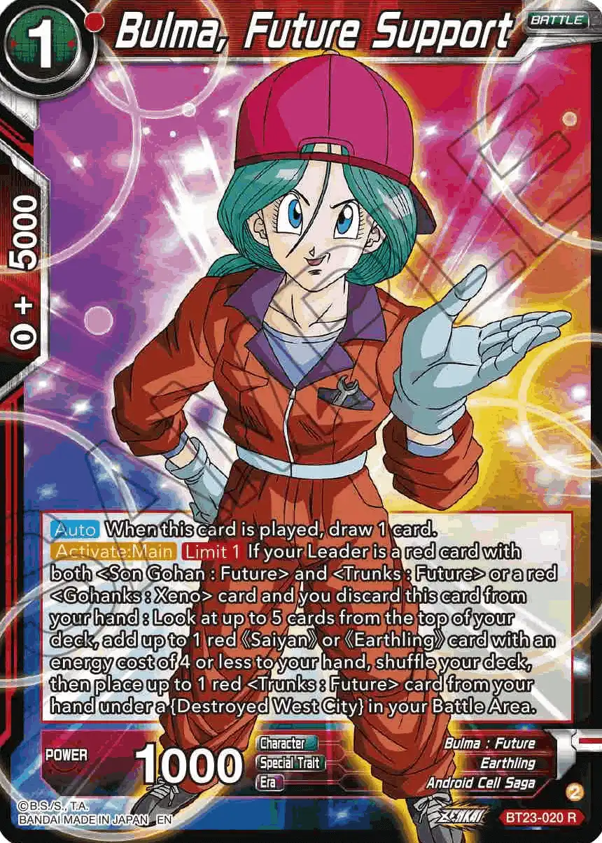 Bulma, Future Support