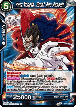 King Vegeta, Great Ape Assault