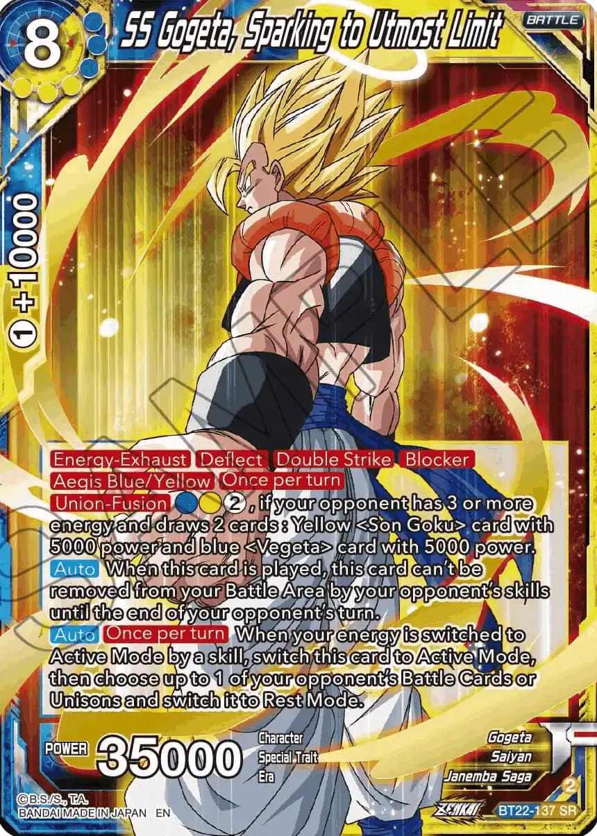 SS Gogeta, Sparking to Utmost Limit