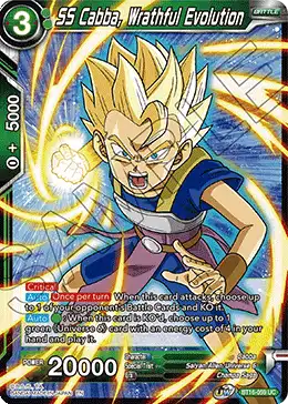 SS Cabba, Wrathful Evolution