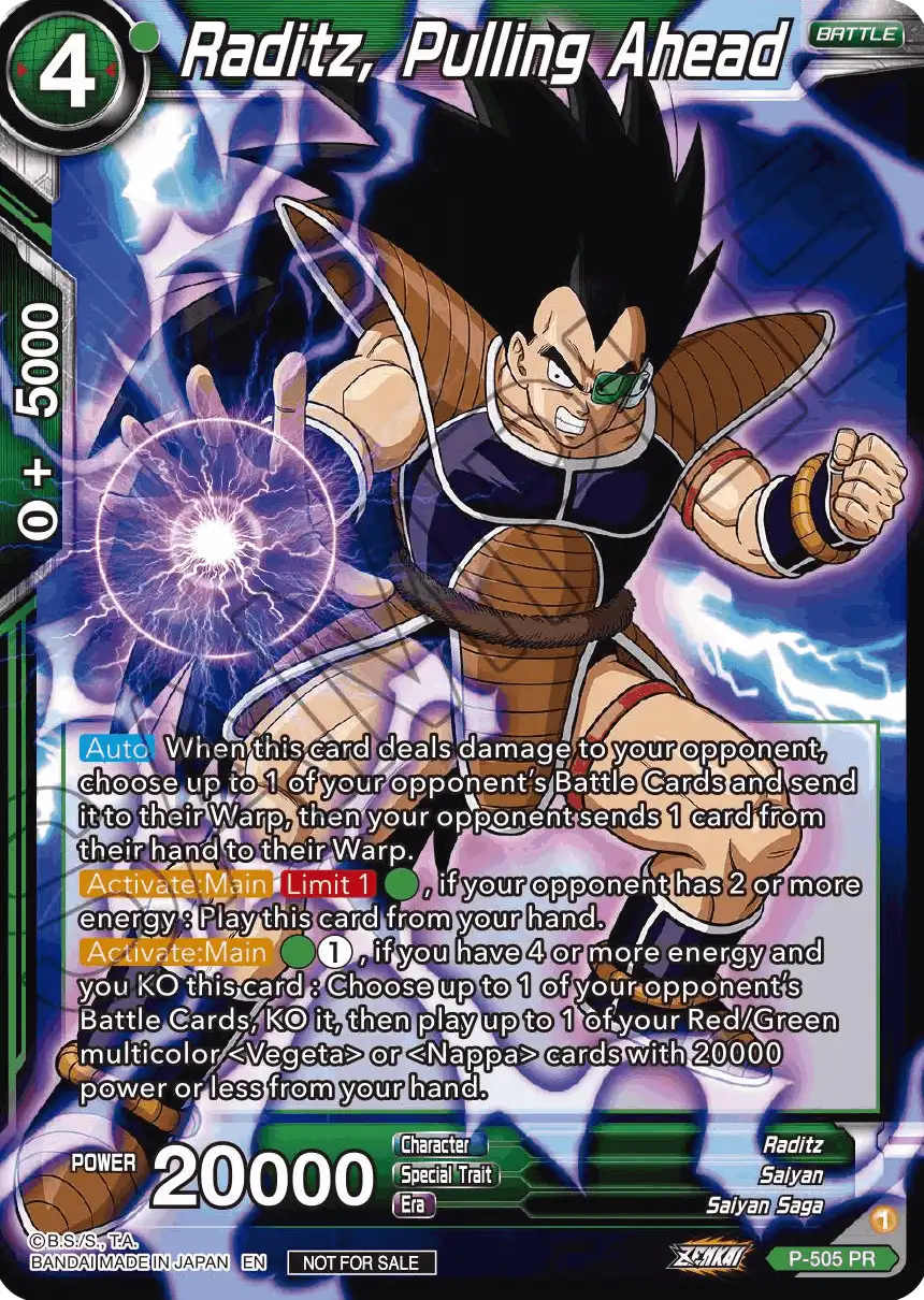 Raditz, Pulling Ahead
