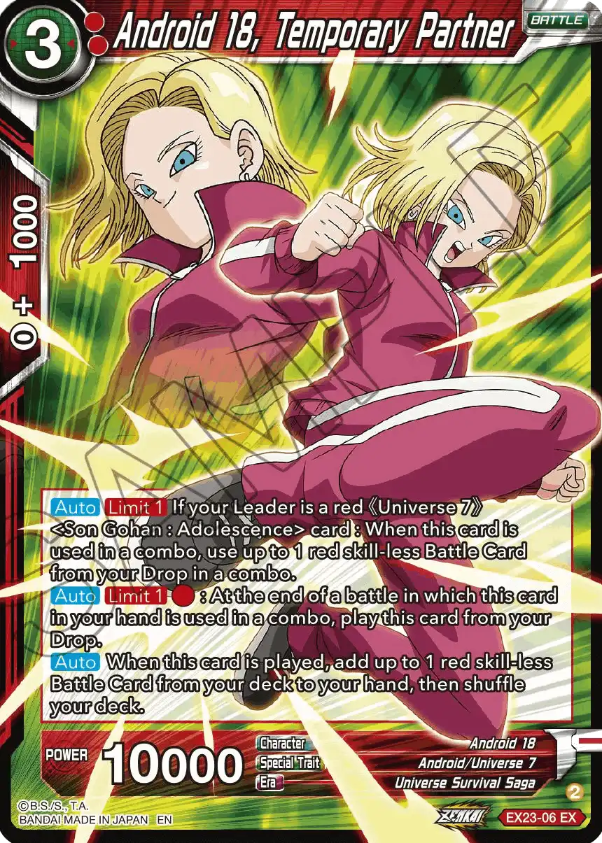 Android 18, Temporary Partner
