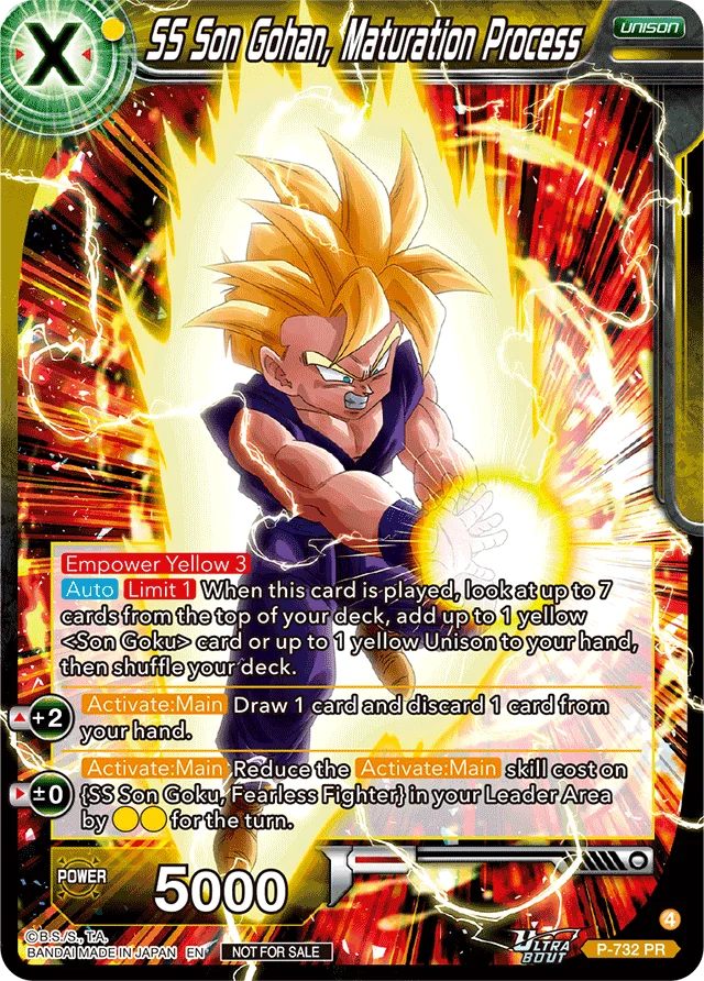 SS Son Gohan, Maturation Process